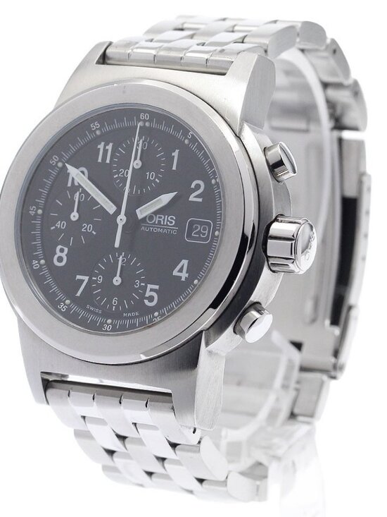 ORIS Big crown 7511 Date Chronograph black Dial Automatic Men\'s Watch_945871 main image 8